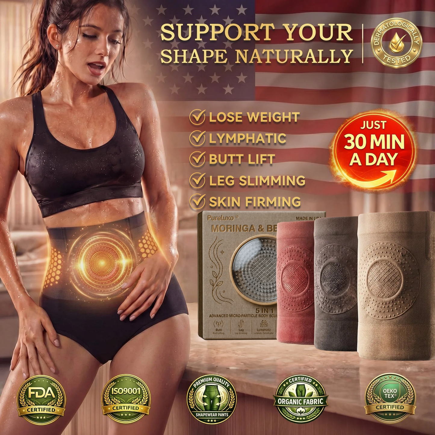 2026 All-New Upgrade | Moringa Weight Loss Shorts🔥