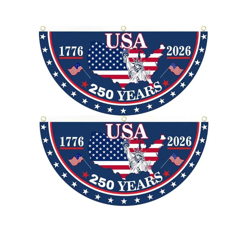 250th-Anniversary USA Fan Flag