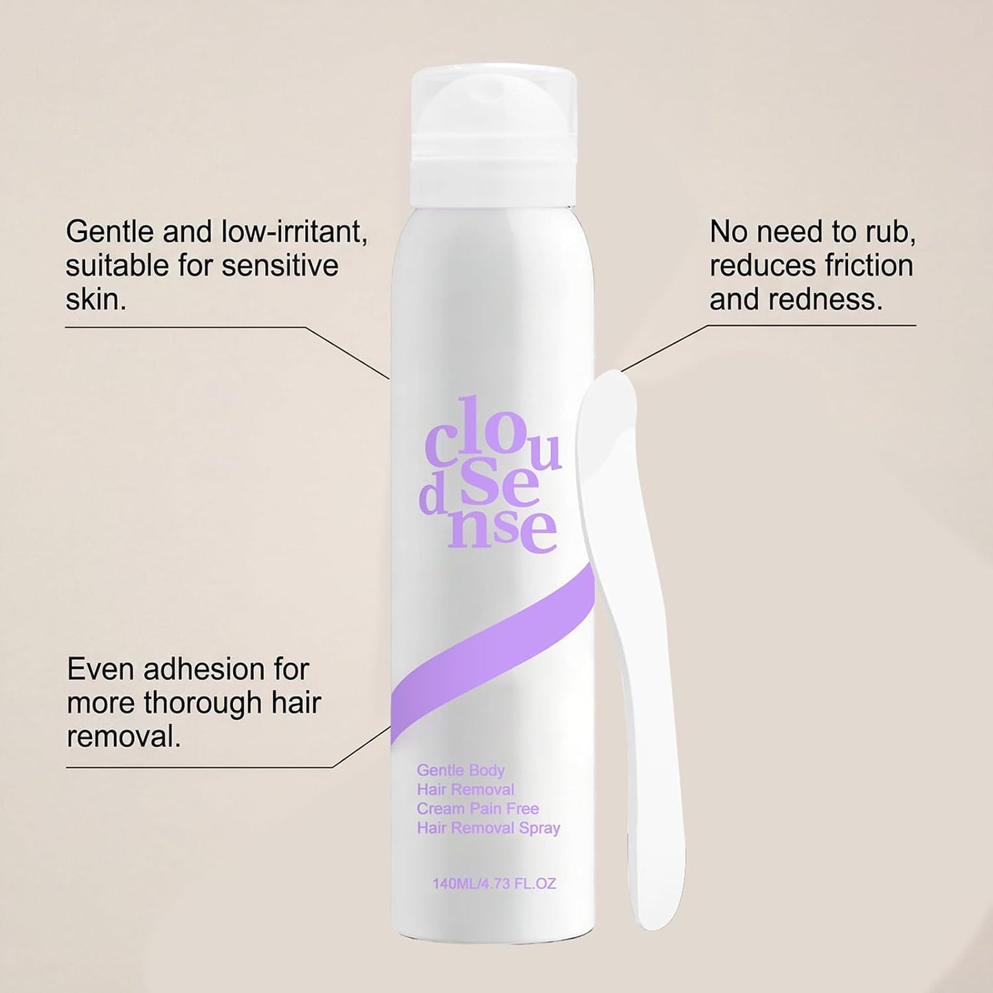 Dailyrebody Bikini Pain-Free Hair Removal Cream for Sensitive Skin