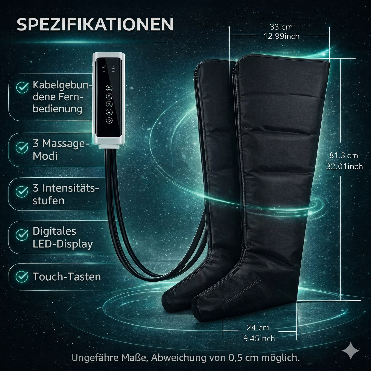 ComfortPulse™ Leg Massager