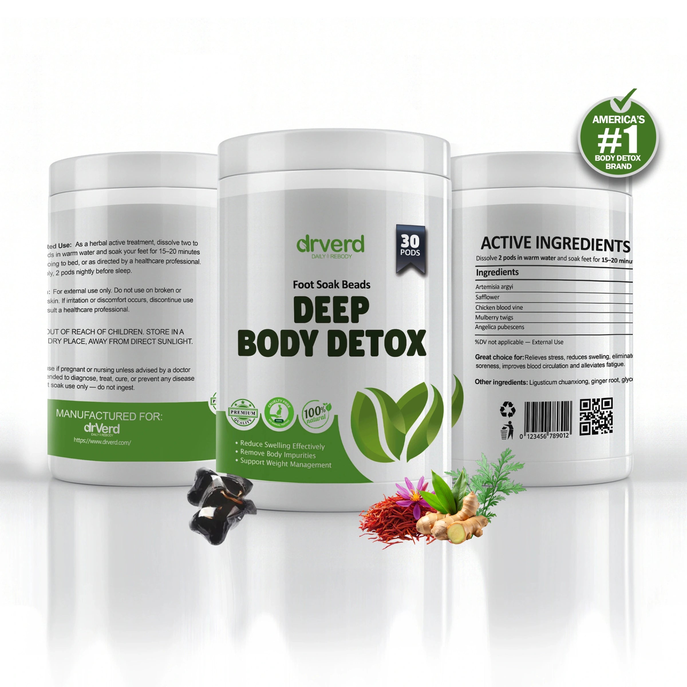 DrVerd™ Detoxing Herbs Cleansing Foot Soak Beads