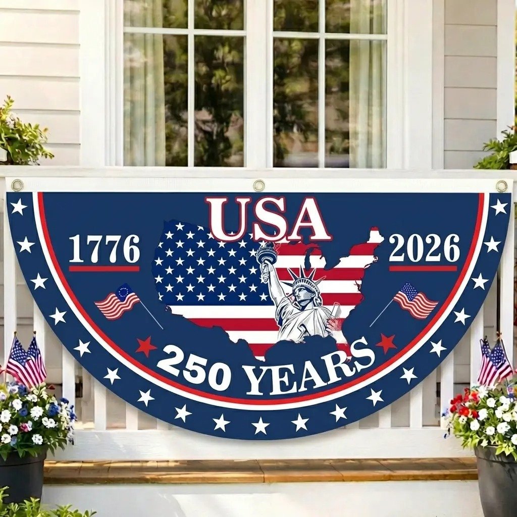 250th-Anniversary USA Fan Flag