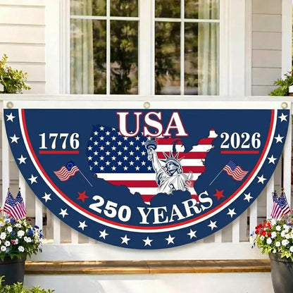 250th-Anniversary USA Fan Flag