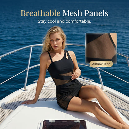 ⏳Time-Limited Special⏰Women's Sexy Mesh Patchwork One Piece Swimsuit