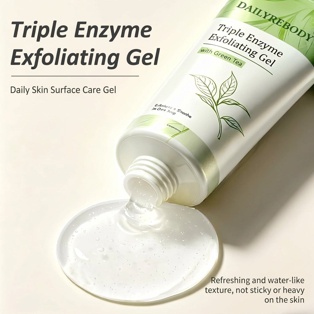 Dailyrebody™ Triple Enzyme Green Tea Exfoliating Gel