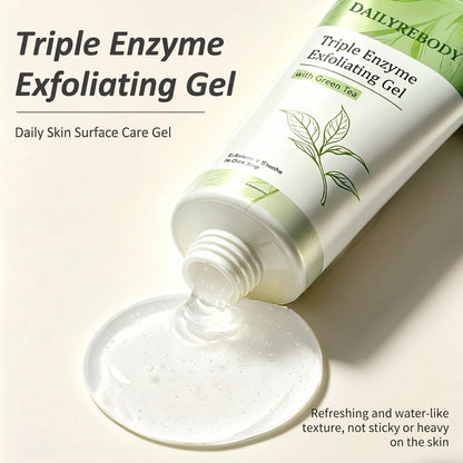 Dailyrebody™ Triple Enzyme Green Tea Exfoliating Gel