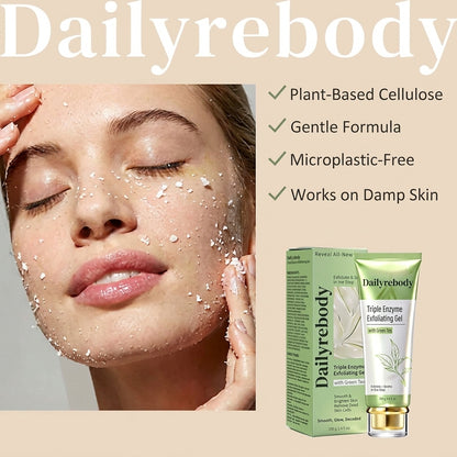 Dailyrebody™ Triple Enzyme Green Tea Exfoliating Gel