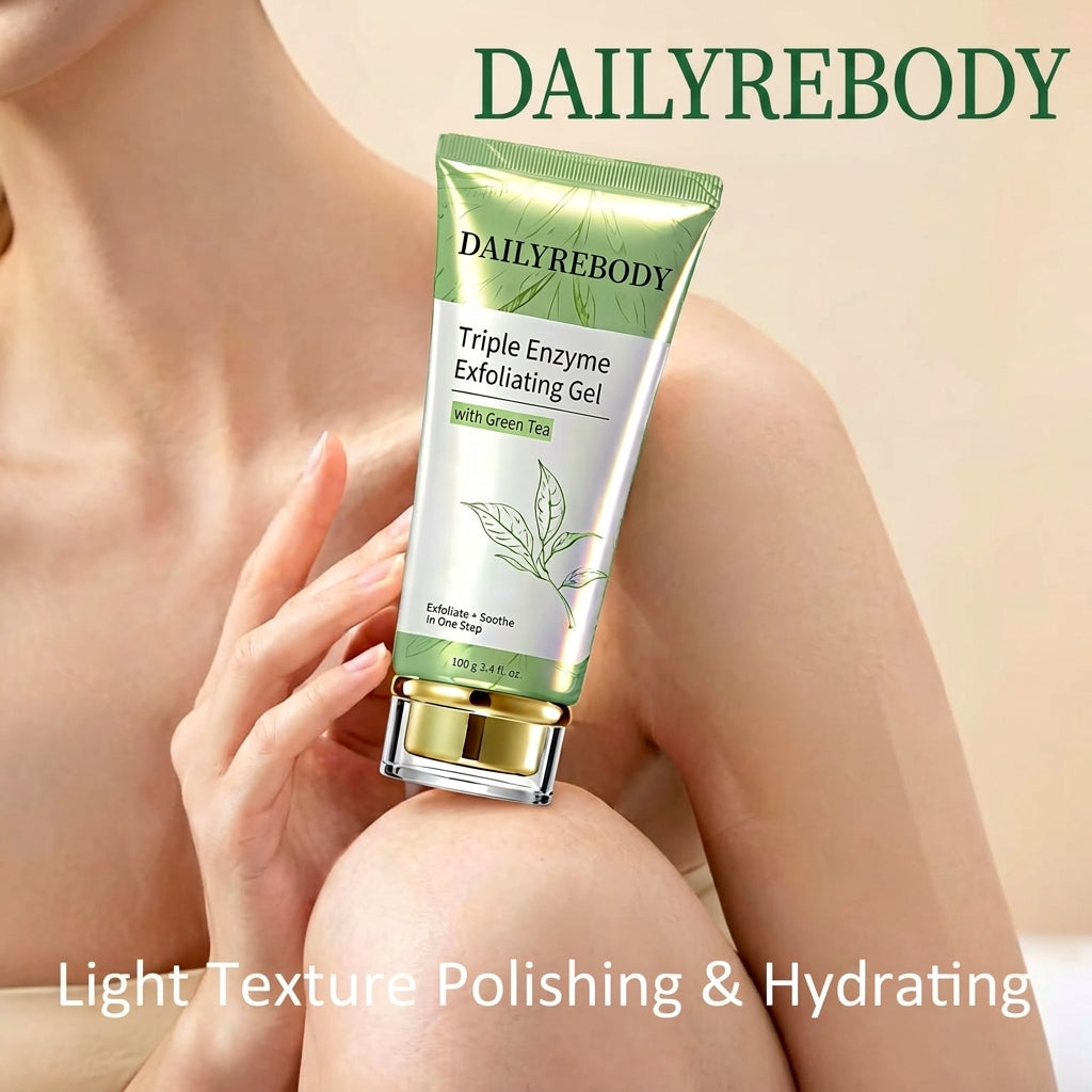 Dailyrebody™ Triple Enzyme Green Tea Exfoliating Gel